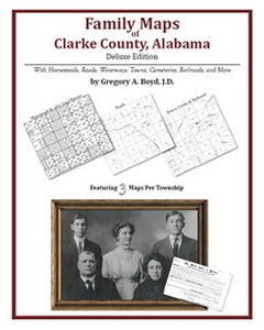 AL: Family Maps Of Clarke County, Alabama