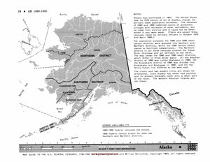 Map Guide To The U.S. Federal Censuses, Alaska 1880-1920 Map Packet