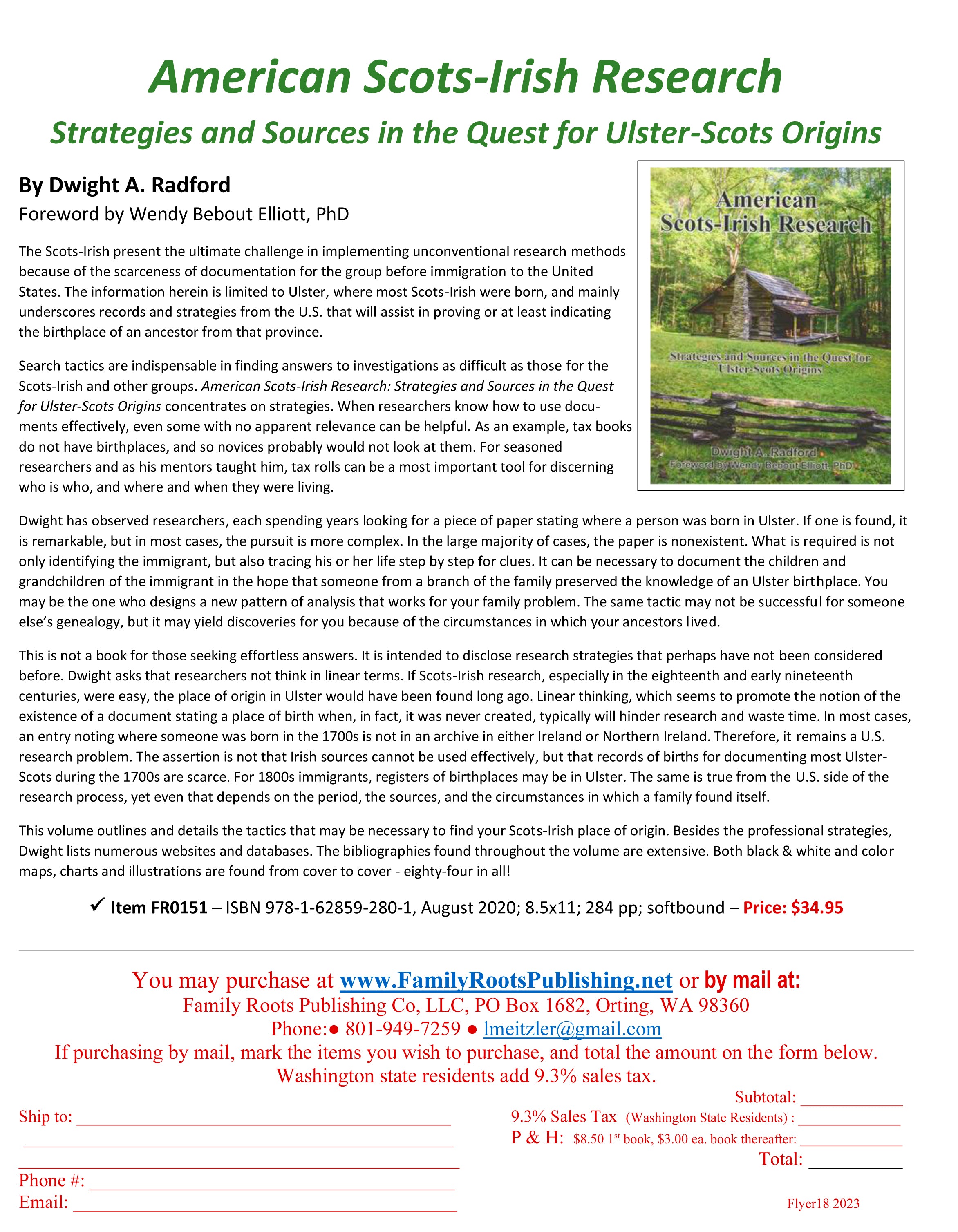 FREE FLYER: Downloadable PDF Flyer - American Scots-Irish Research