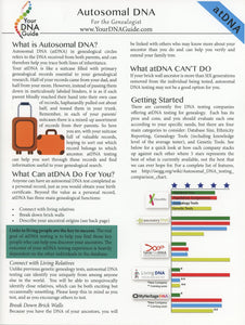 Autosomal DNA, for the Genealogist