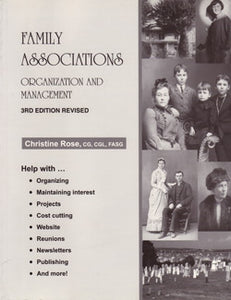 Family Associations: Organization And Management - 3rd Edition Revised