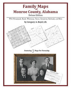 AL: Family Maps of Monroe County, Alabama