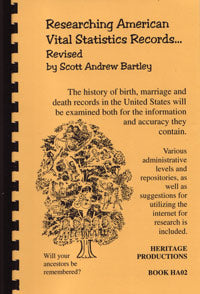 Researching American Vital Statistics Records – Family Roots Publishing