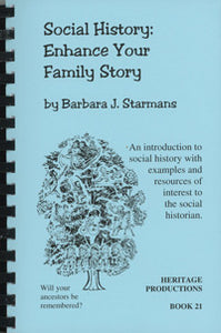 Social History: Enhance Your Family Story