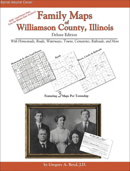 IL: Family Maps of Williamson County, Illinois