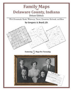 IN: Family Maps of Delaware County, Indiana