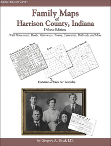 IN: Family Maps of Harrison County, Indiana