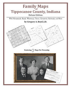 IN: Family Maps of Tippecanoe County, Indiana