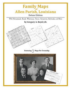 LA: Family Maps of Allen Parish, Louisiana