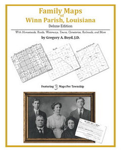 LA: Family Maps of Winn Parish, Louisiana