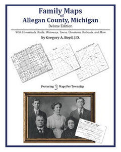 MI: Family Maps of Allegan County, Michigan