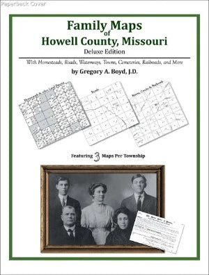 MO: Family Maps of Howell County, Missouri