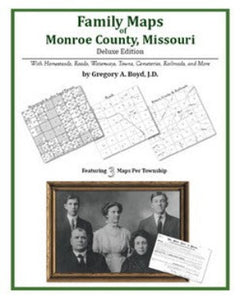 MO: Family Maps of Monroe County, Missouri