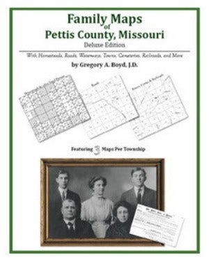 MO: Family Maps of Pettis County, Missouri