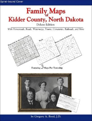 ND: Family Maps of Kidder County, North Dakota