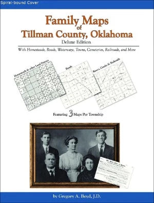 OK: Family Maps of Tillman County, Oklahoma