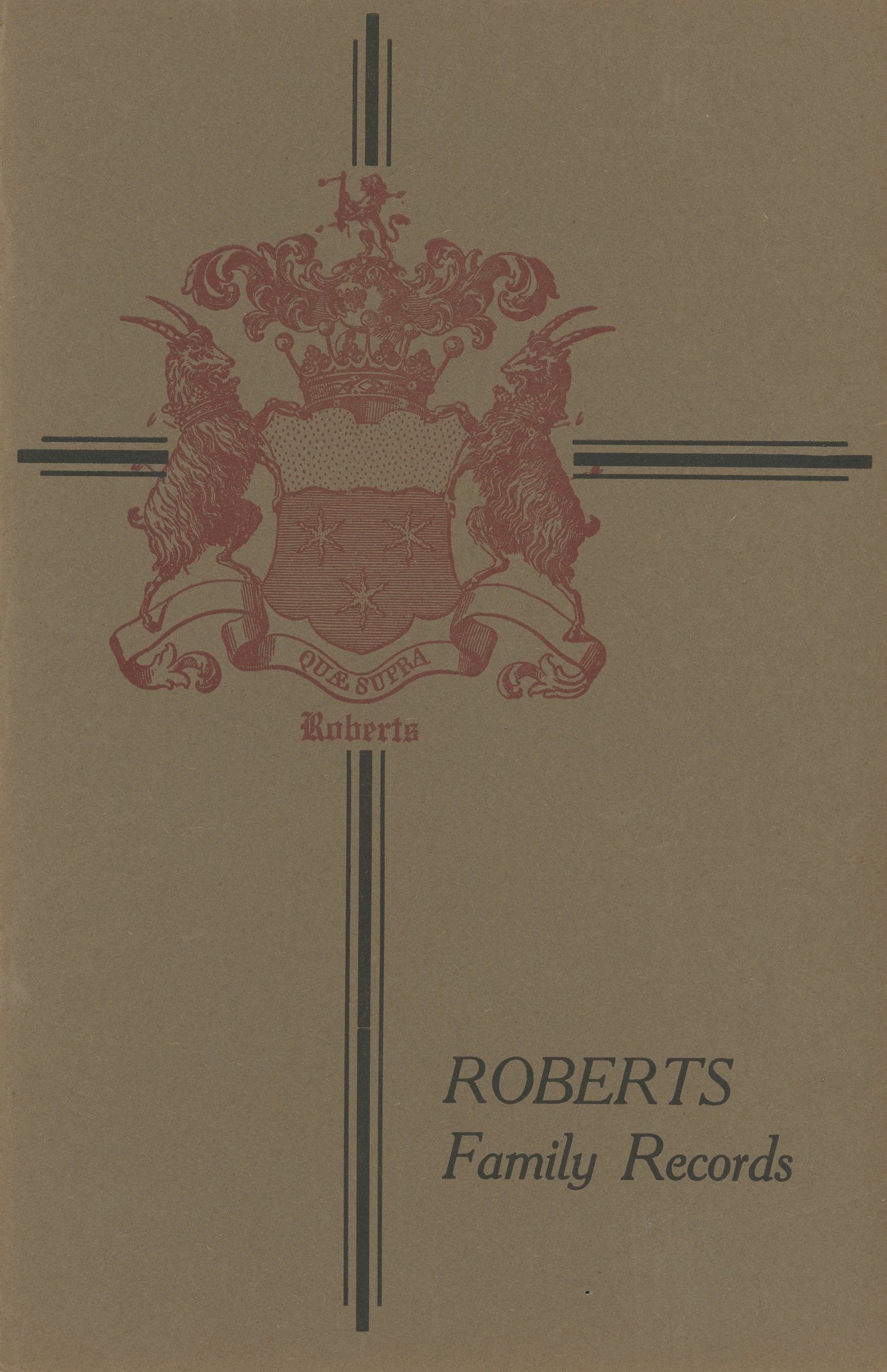 Roberts Family Records