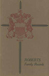 Roberts Family Records