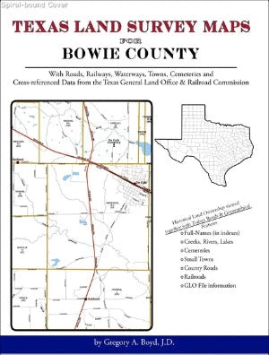 Texas Land Survey Maps for Bowie County