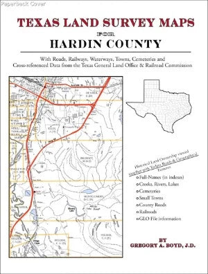 Texas Land Survey Maps for Hardin County