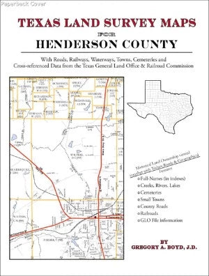 Texas Land Survey Maps for Henderson County