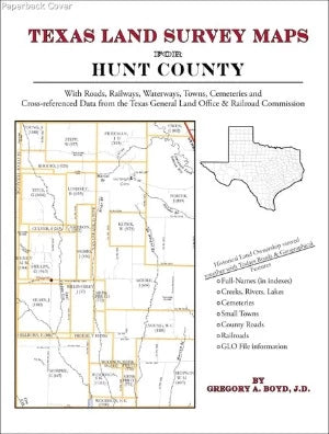 Texas Land Survey Maps for Hunt County