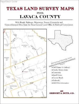 Texas Land Survey Maps for Lavaca County