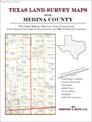 Texas Land Survey Maps for Medina County