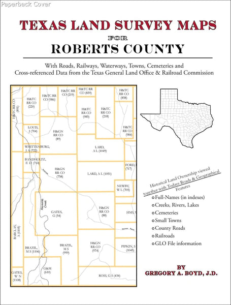 Texas Land Survey Maps for Roberts County