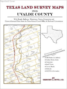 Texas Land Survey Maps for Uvalde County