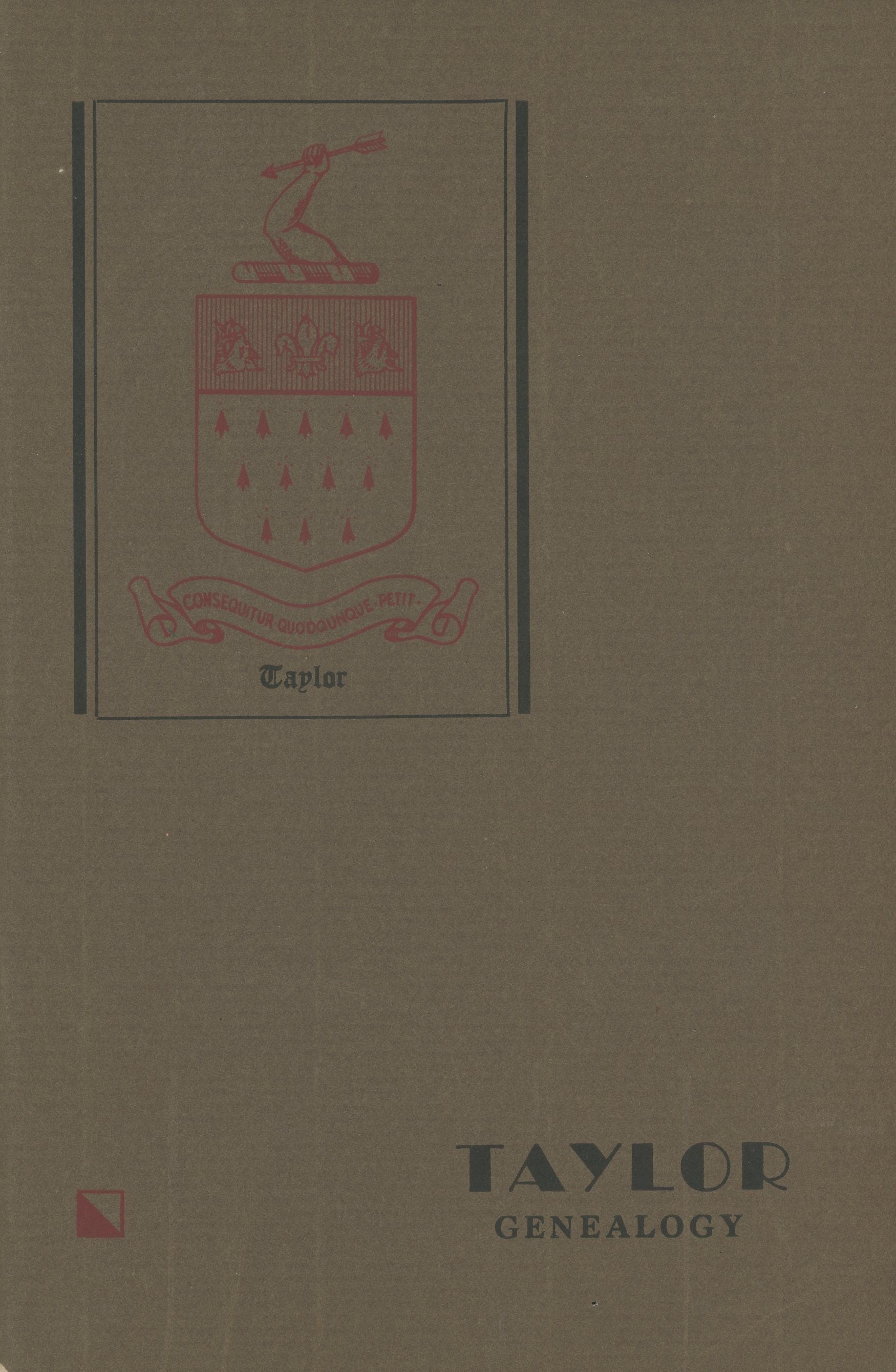 Taylor Genealogy (Surname Book)