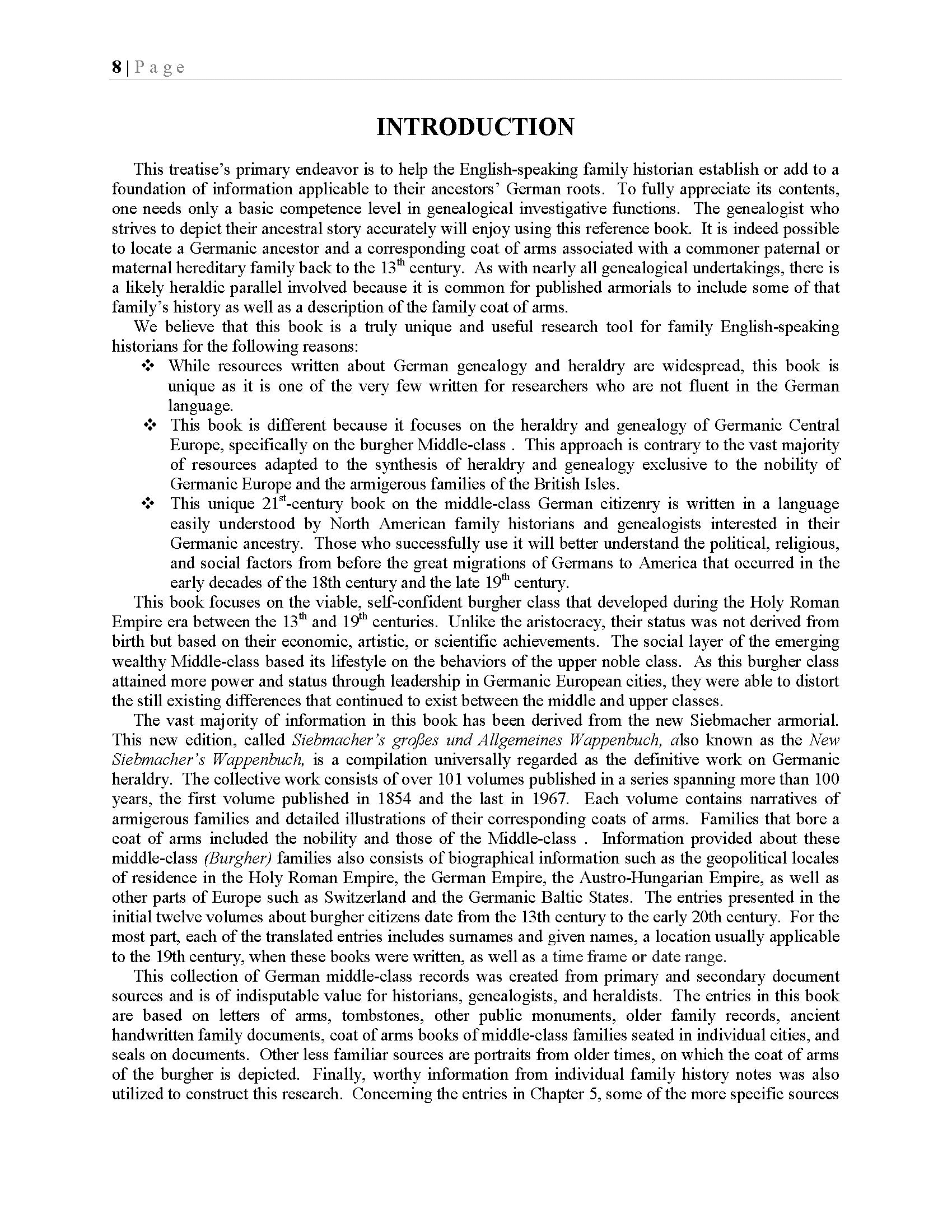 A Compendium of Middle-Class German Citizens: 1250-1850 - Volume Two