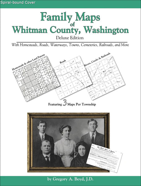 WA: Family Maps of Whitman County, Washington