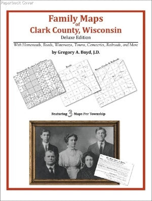 WI: Family Maps of Clark County, Wisconsin