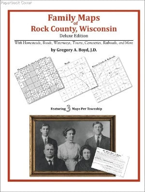 WI: Family Maps of Rock County, Wisconsin