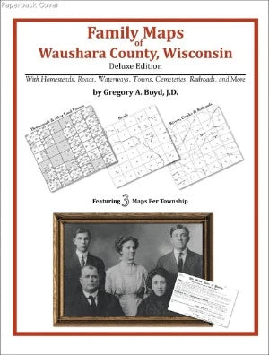 WI: Family Maps of Waushara County, Wisconsin