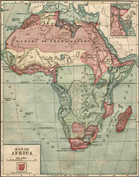 Map 1877 Africa