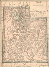 Utah 1917 Map