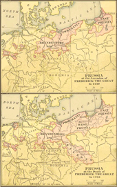 Prussia 1740 & 1786 Maps