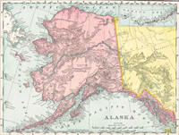 Alaska 1895 Map