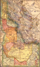 Idaho 1884 Map