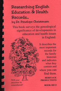 Researching English Education & Health Records