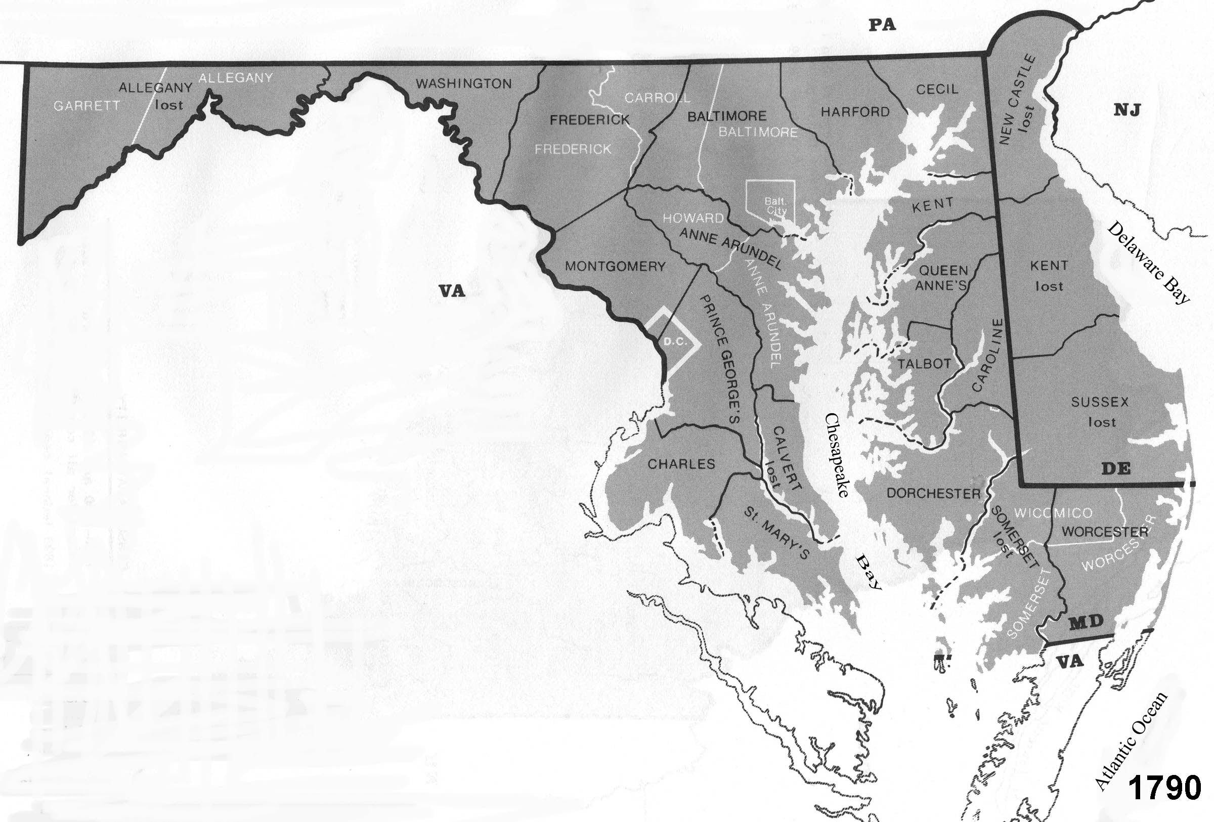 Maryland Censuses & Substitute Name Lists 1633-2013 - Second Edition - PDF eBook