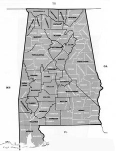 Alabama Censuses & Substitute Name Lists, 1702-2014 - Second Edition - PDF eBook