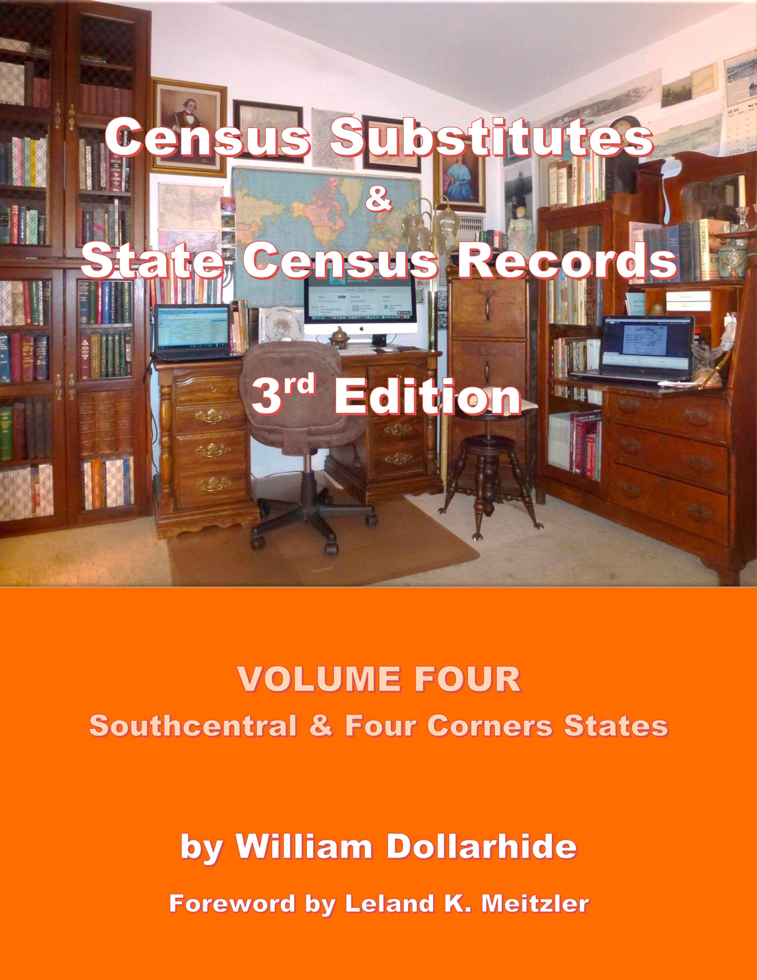 Census Substitutes & State Census Records, Third Edition, Volume 4 – Southcentral & Four Corners States - PDF eBOOK