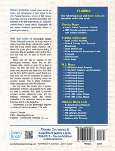 Florida Censuses & Substitute Name Lists, 1759-2013 - Second Edition - SOFTBOUND