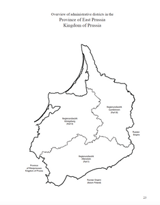 Map Guide to German Parish Registers - Vol. 46 – Kingdom of Prussia, Province of East Prussia I, Regierungsbezirk Allenstein - SOFTBOUND