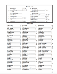 Map Guide to German Parish Registers - Vol. 46 – Kingdom of Prussia, Province of East Prussia I, Regierungsbezirk Allenstein - HARDBOUND