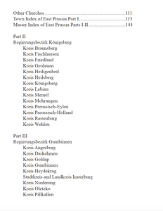 Map Guide to German Parish Registers - Vol. 46 – Kingdom of Prussia, Province of East Prussia I, Regierungsbezirk Allenstein - HARDBOUND