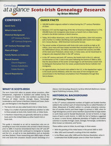 Genealogy At A Glance: Scots-Irish Genealogy Research